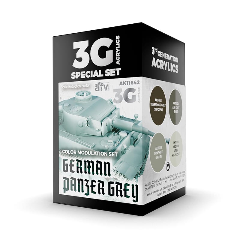 WarForge - GERMAN PANZER GREY MODULATION SET - Warhammer