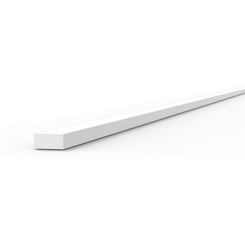 WarForge - Strips 0.50 x 1.00 x 350mm – STYRENE STRIP – (10 units) - Warhammer