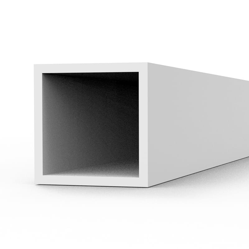WarForge - Square hollow tube 4.00 x 350mm – STYRENE SQUARE HOLLOW TUBE – (3 units) - Warhammer
