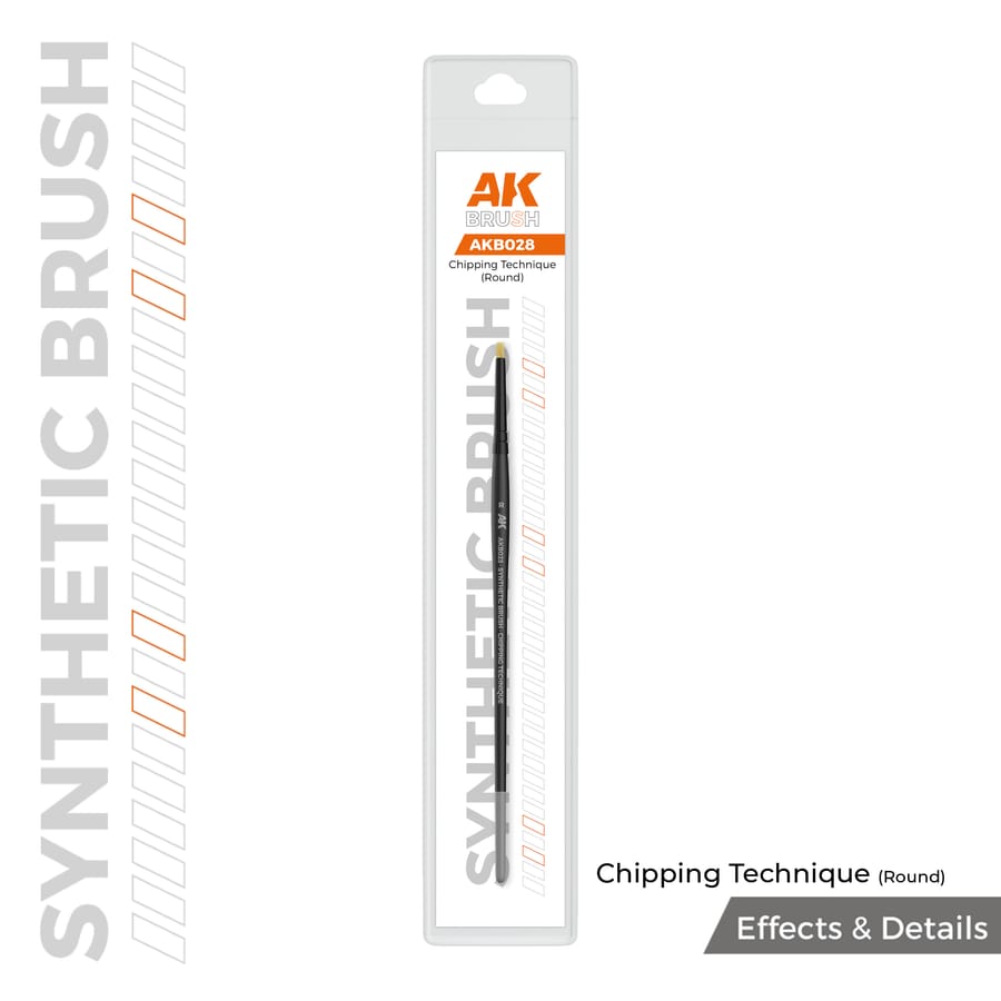 WarForge - CHIPPING TECHNIQUE (ROUND) BRUSH - Warhammer