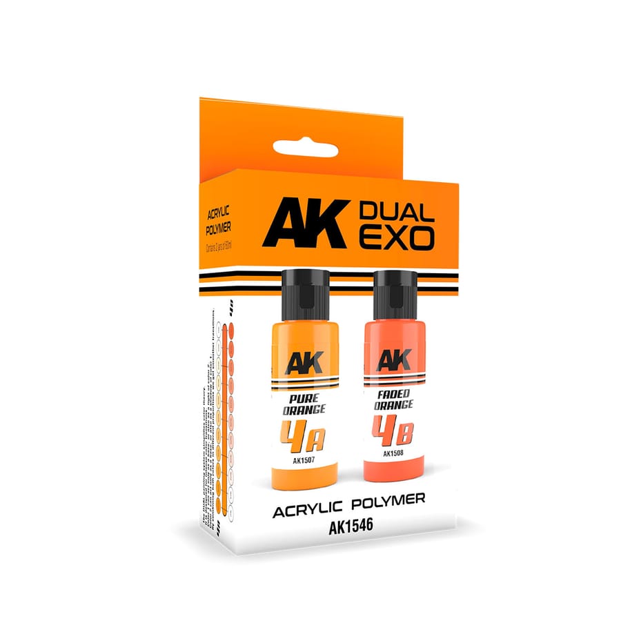 WarForge - DUAL EXO SET 4 – 4A PURE ORANGE & 4B FADED ORANGE - Warhammer