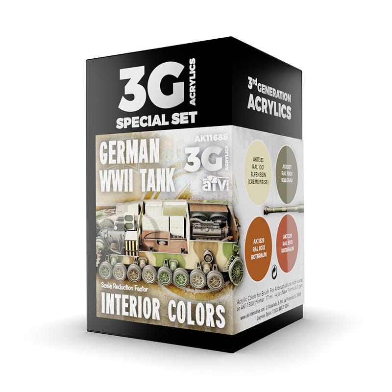 WarForge - GERMAN WWII TANK INTERIOR COLORS - Warhammer