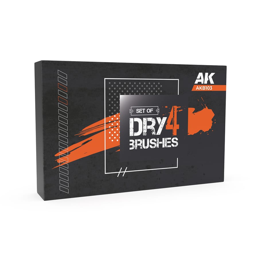 WarForge - SET OF DRY BRUSHES - Warhammer