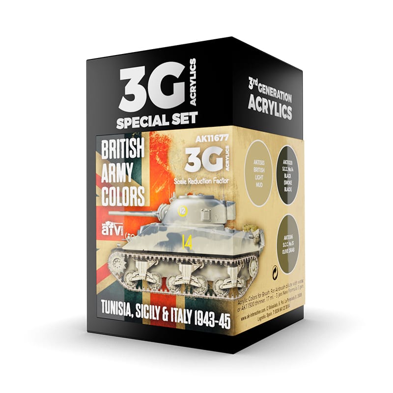 WarForge - BRITISH ARMY COLORS: TUNISIA, SICILY & ITALY 1943-45 - Warhammer