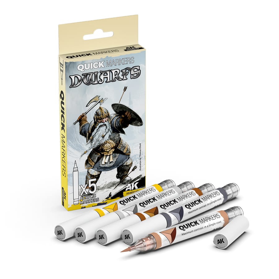 WarForge - DWARFS – QUICK MARKER SET - Warhammer