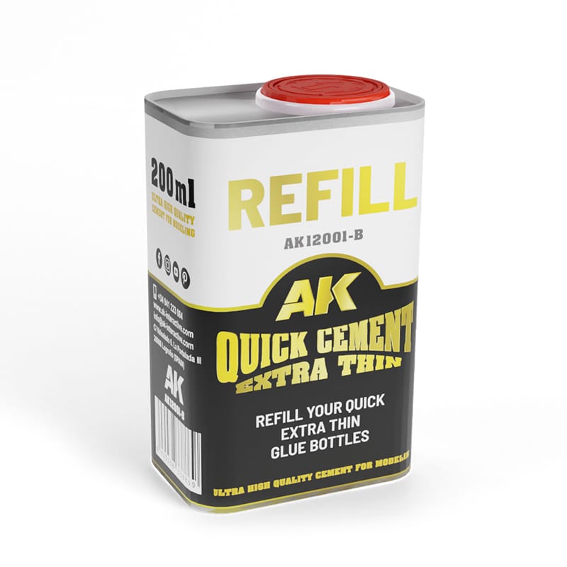 WarForge - 200 ML. REFILL – QUICK CEMENT EXTRA THIN (GLUE) - Warhammer