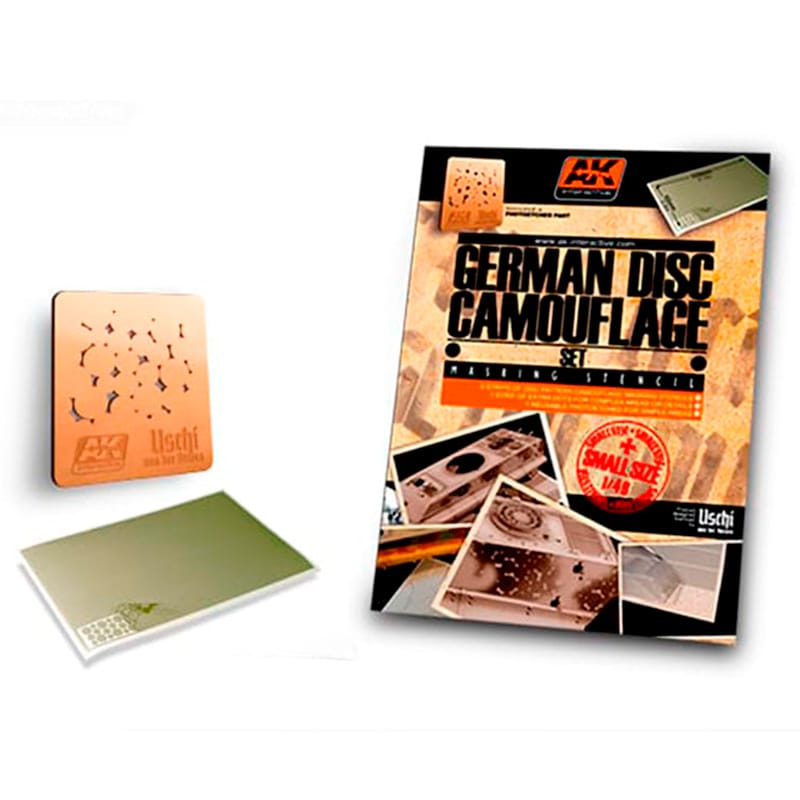 WarForge - GERMAN CAMOUFLAGE MASK / STENCIL SET 1:48 - Warhammer