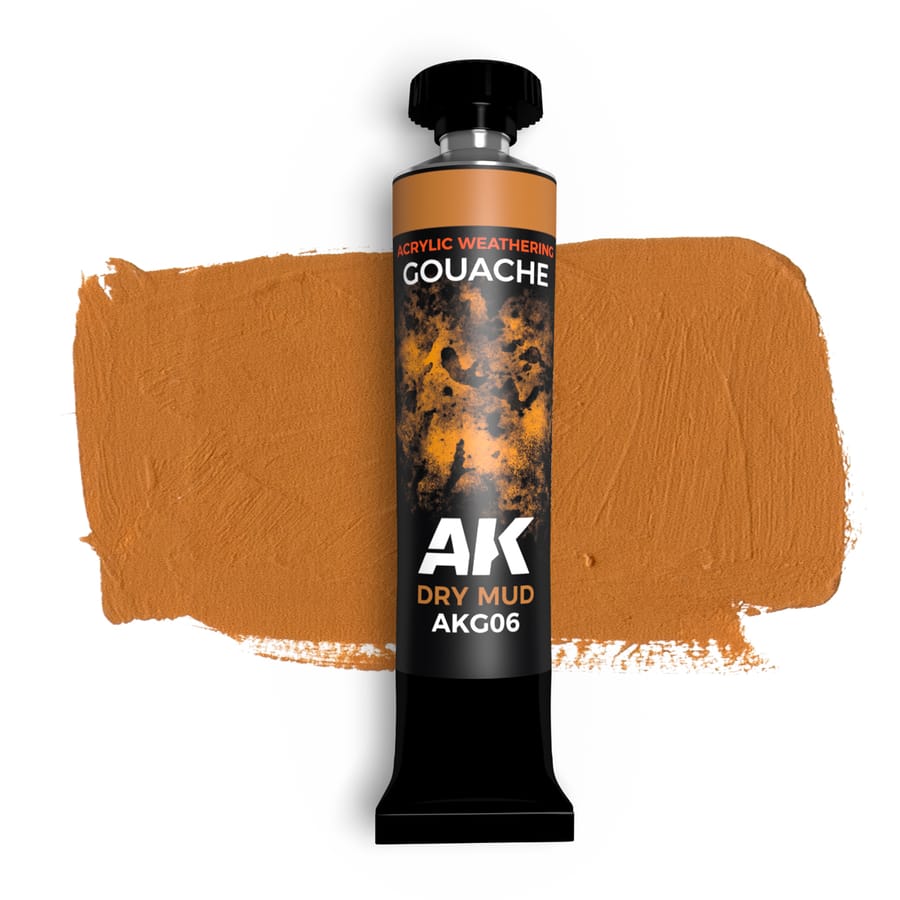 WarForge - Dry mud – AK GOUACHE - Warhammer