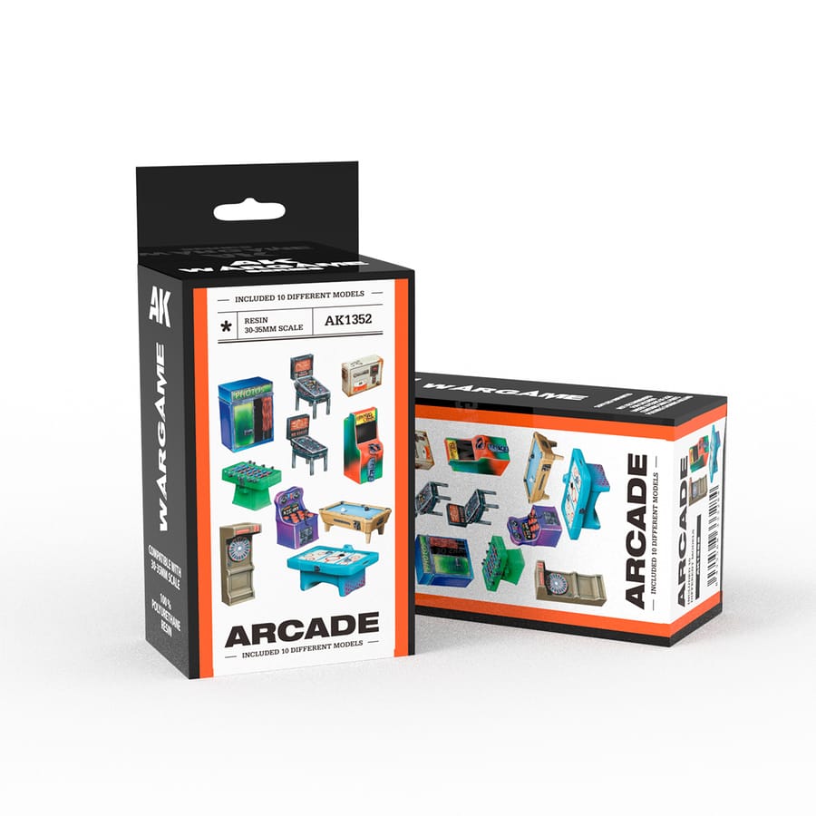WarForge - ARCADE MACHINES- SCENOGRAPHY WARGAME SET – 100% POLYURETHANE RESIN COMPATIBLE WITH 30-35MM SCALE - Warhammer