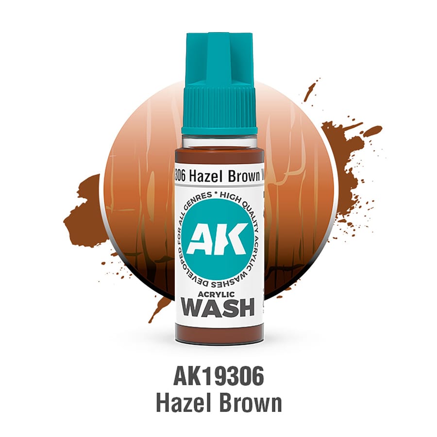 WarForge - HAZEL BROWN – ACRYLIC WASH - Warhammer