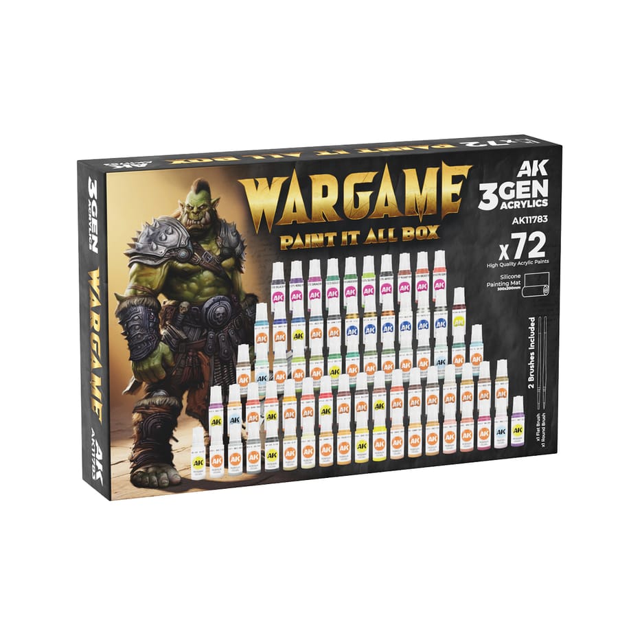 WarForge - 3GEN – WARGAME PAINT IT ALL BOX x72 - Warhammer