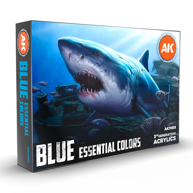 WarForge - BLUE ESSENTIAL COLORS 3GEN SET - Warhammer