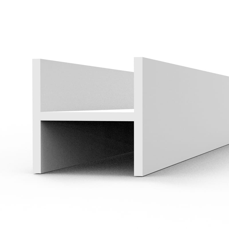 WarForge - BEAMS H SHAPE 4.00 x 4.00 x 350mm – STYRENE – (3 units) - Warhammer
