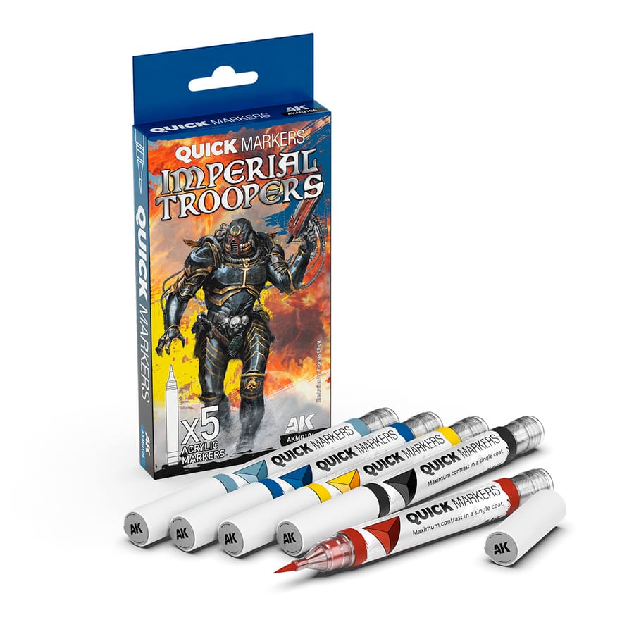 WarForge - IMPERIAL TROOPERS – QUICK MARKER SET - Warhammer