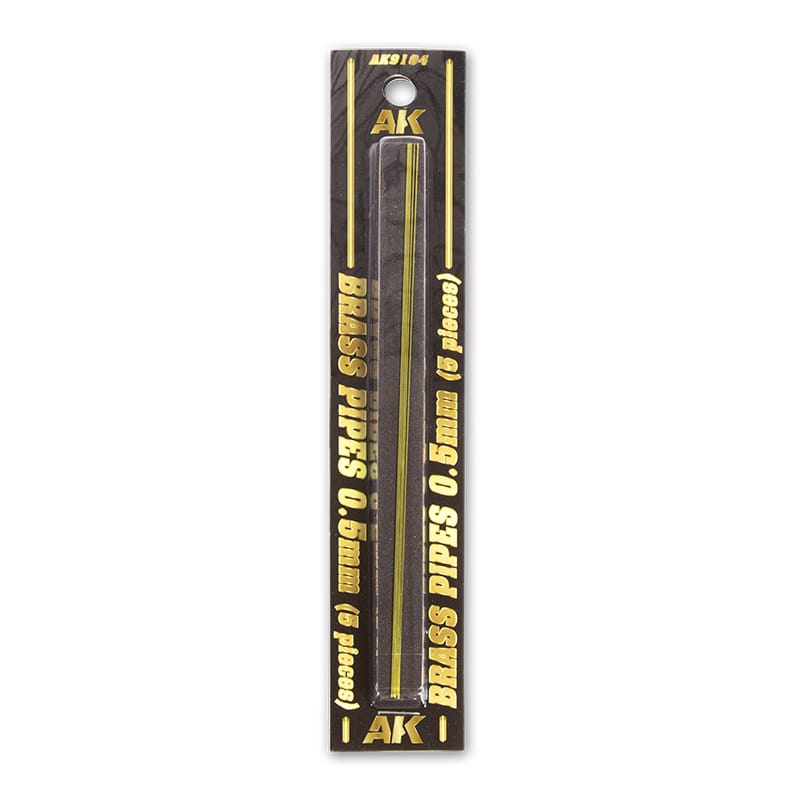 WarForge - BRASS PIPES 0.5MM ø. 5 UNITS. - Warhammer