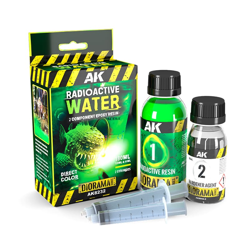 WarForge - RESIN RADIOACTIVE WATER – 2 components epoxy resin 180ML - Warhammer
