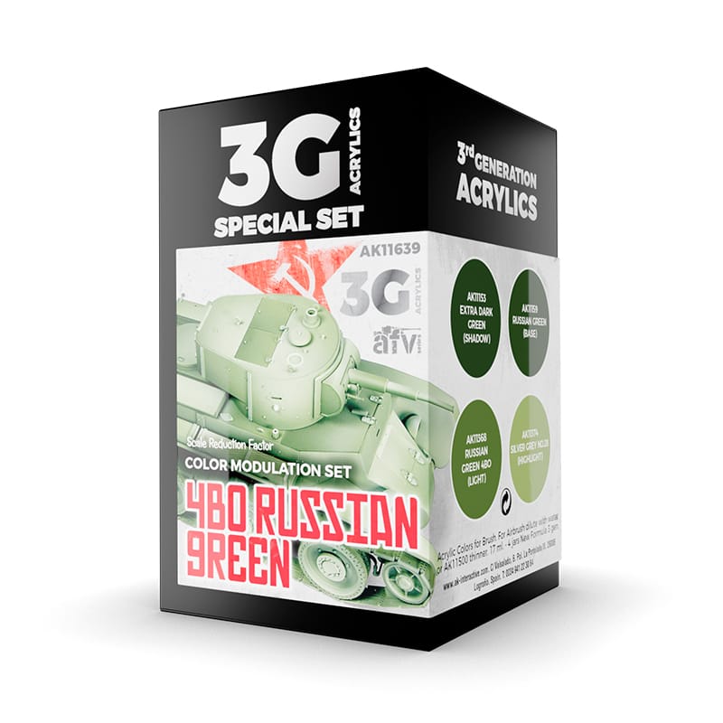 WarForge - 4BO RUSSIAN GREEN MODULATION SET - Warhammer