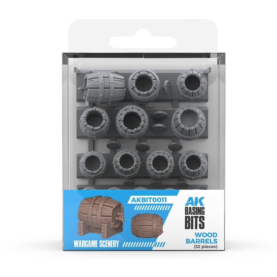 WarForge - WOOD BARRELS – AK BASING BITS - Warhammer