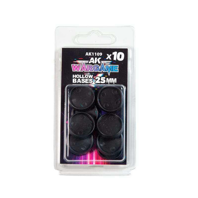 WarForge - HOLLOW BASES 25MM X10 UNITS - Warhammer