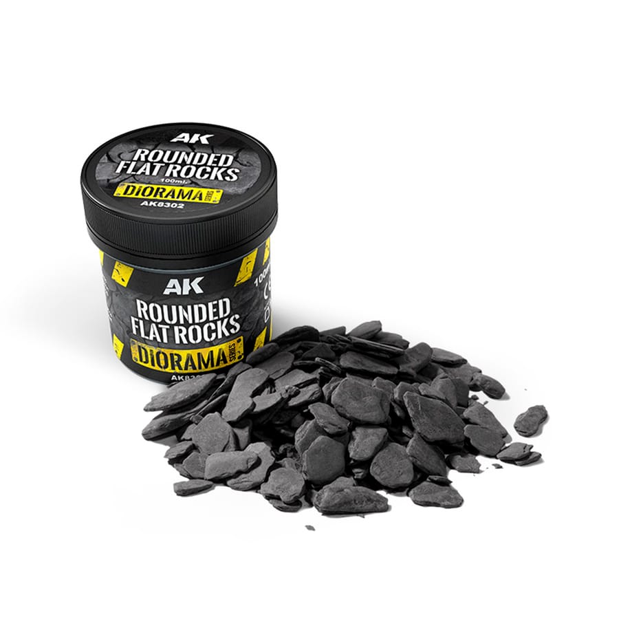WarForge - ROUNDED FLAT ROCKS - Warhammer