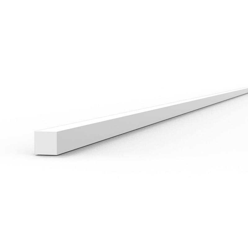 WarForge - Strips 0.75 x 0.75 x 350mm – STYRENE STRIP – (10 units) - Warhammer