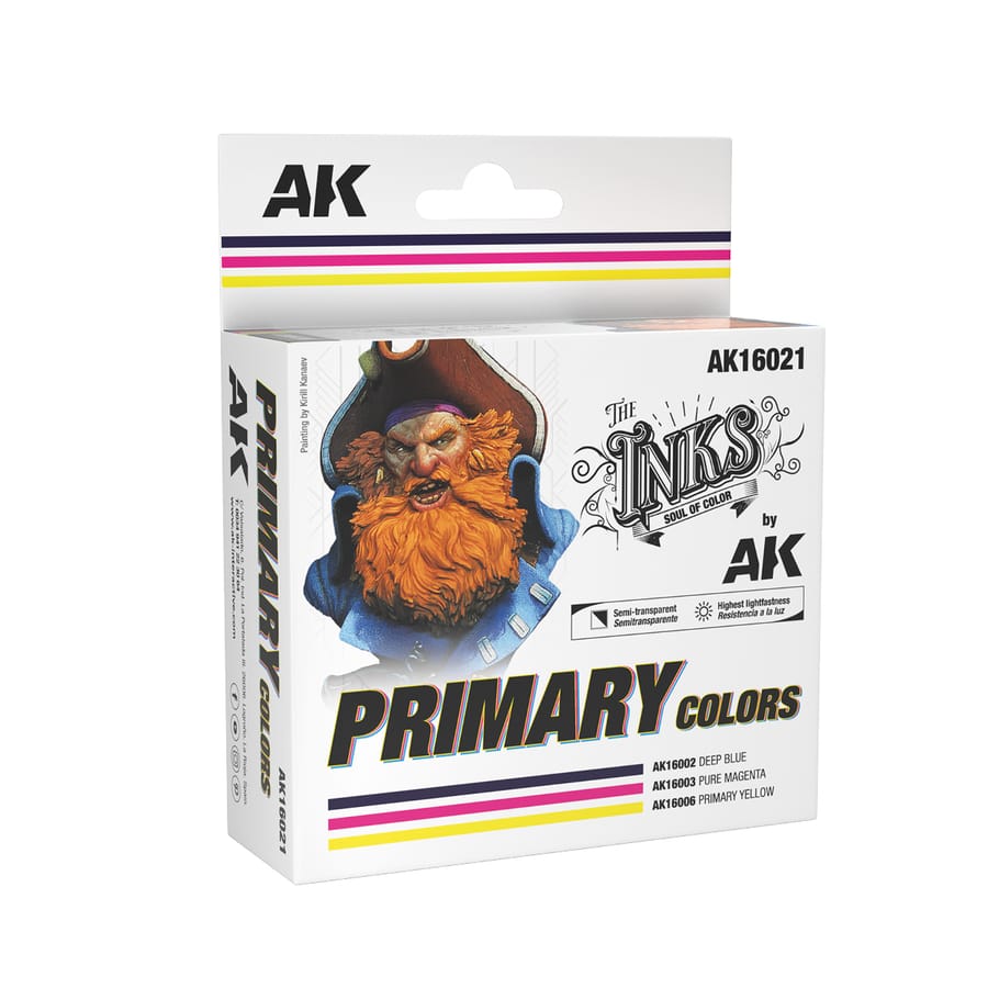 WarForge - PRIMARY COLORS – INK SET - Warhammer