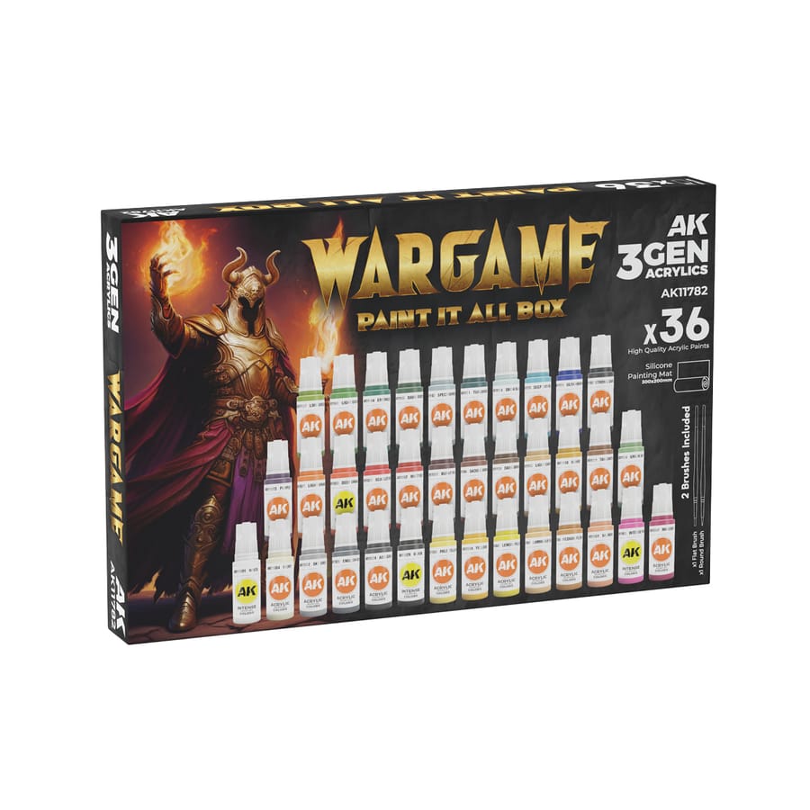 WarForge - 3GEN – WARGAME PAINT IT ALL BOX x36 - Warhammer
