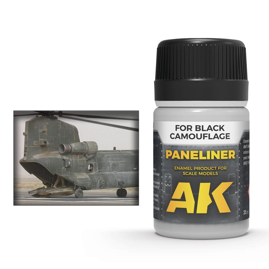 WarForge - PANELINER FOR BLACK CAMOUFLAGE - Warhammer