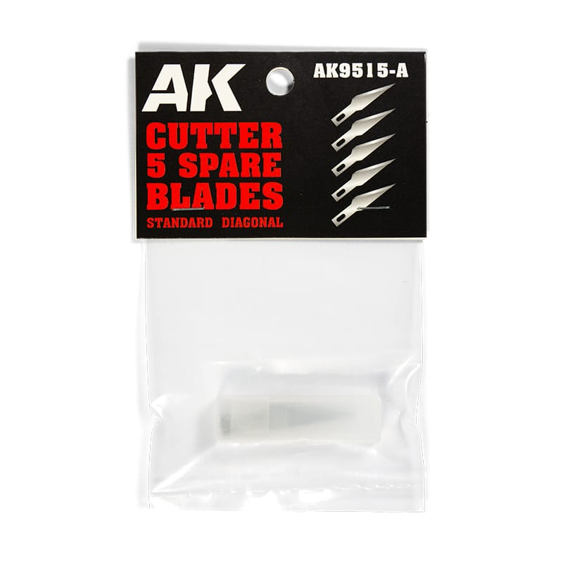 WarForge - STANDARD DIAGONAL (5 SPARE BLADES) FOR AK HOBBY KNIFE - Warhammer