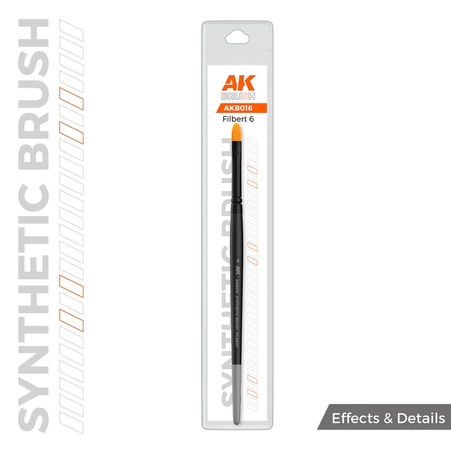 WarForge - AK SYNTHETIC BRUSH – FILBERT 6 - Warhammer