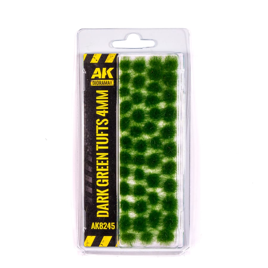 WarForge - DARK GREEN TUFTS 4MM - Warhammer
