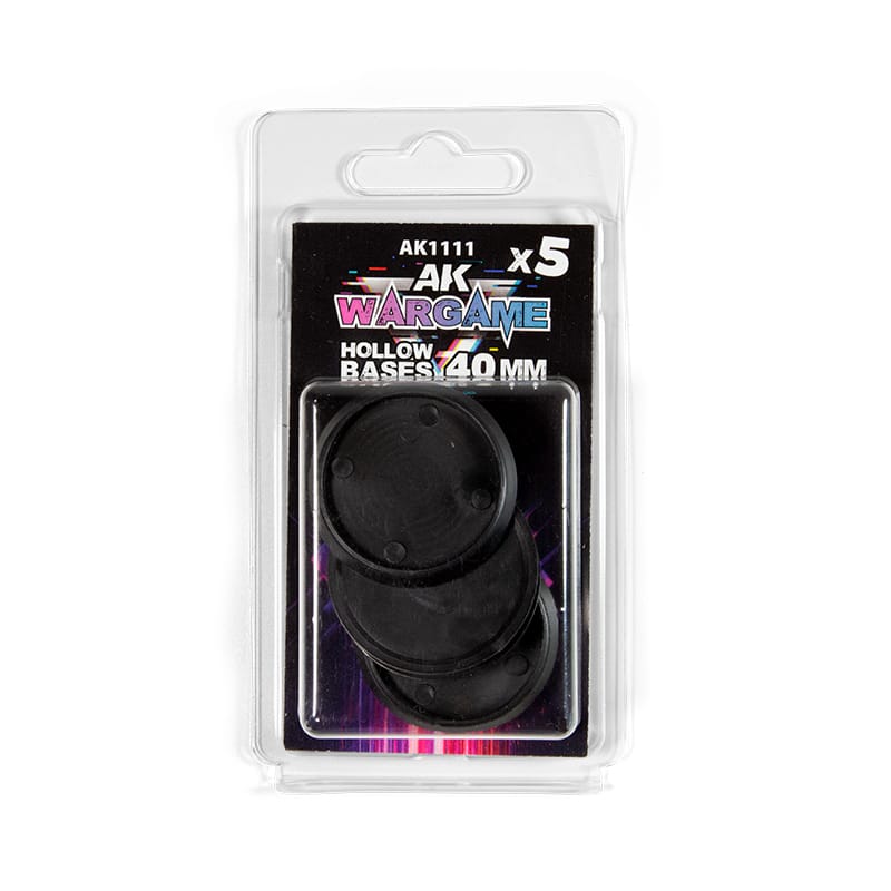 WarForge - HOLLOW BASES 40MM X5 UNITS - Warhammer