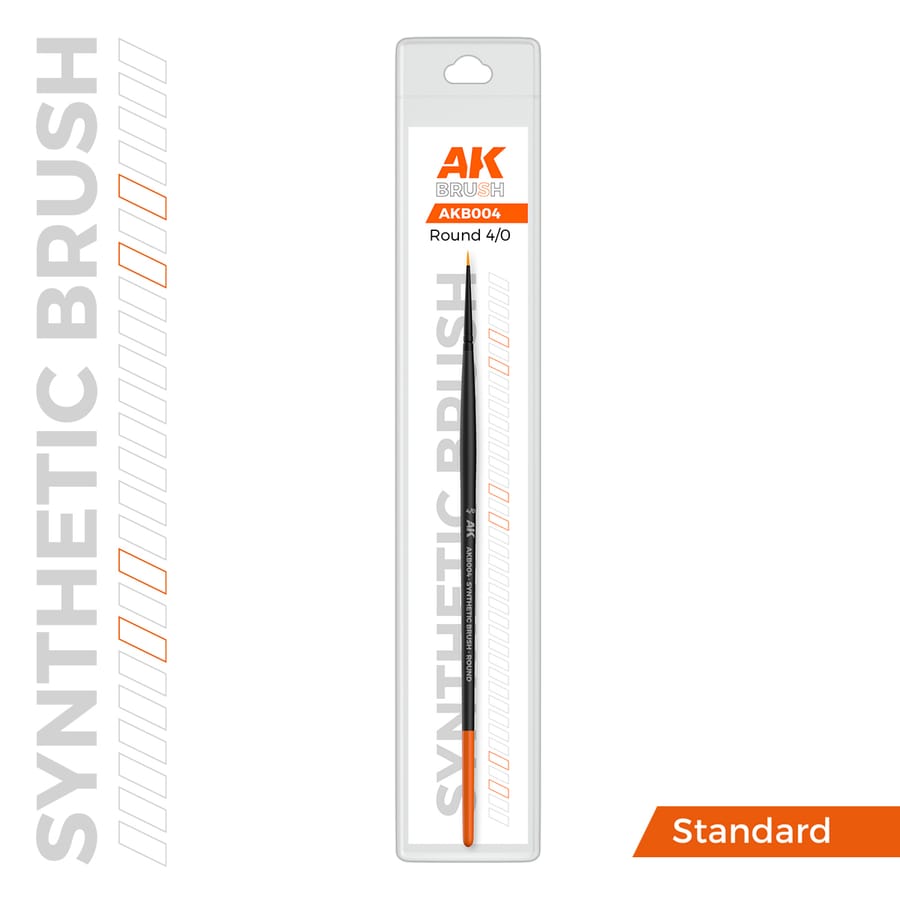 WarForge - AK SYNTHETIC BRUSH – ROUND 4/0 - Warhammer