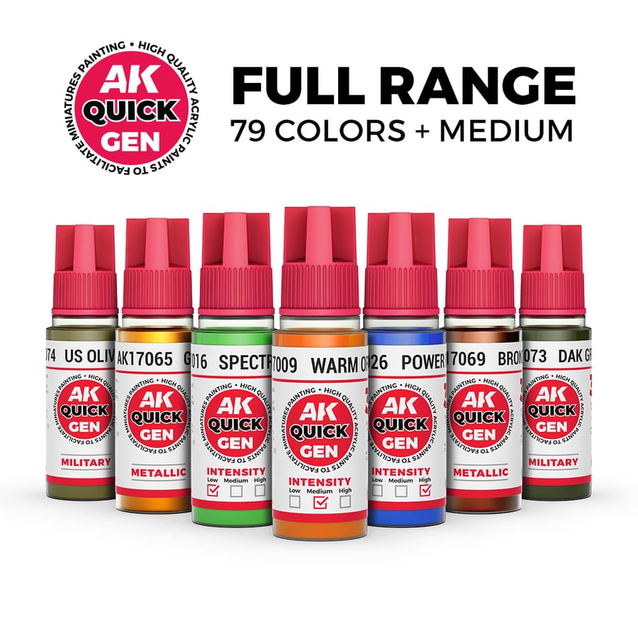 WarForge - FULL RANGE QUICK GEN (79 COLORS +1 MEDIUM 18ML) - Warhammer