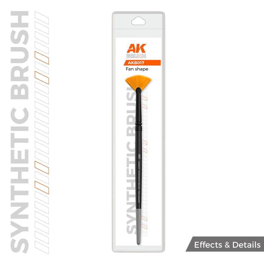 WarForge - AK SYNTHETIC BRUSH – FAN SHAPE - Warhammer