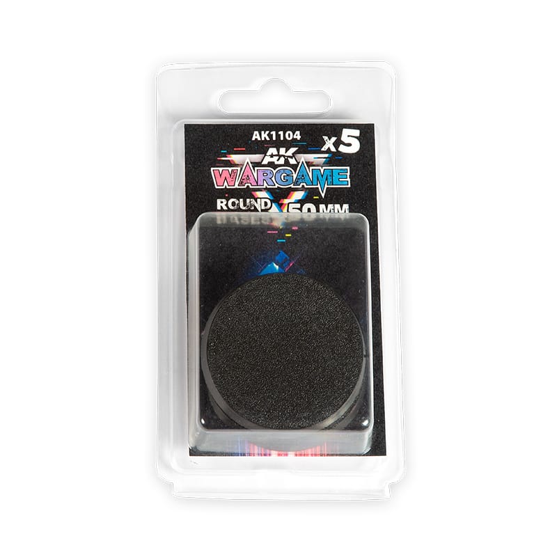WarForge - ROUND BASE 50MM X5 UNITS - Warhammer