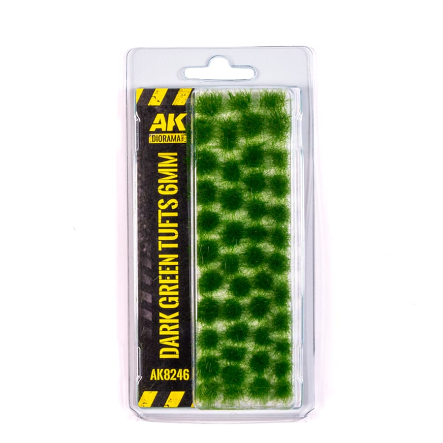 WarForge - DARK GREEN TUFTS 6MM - Warhammer