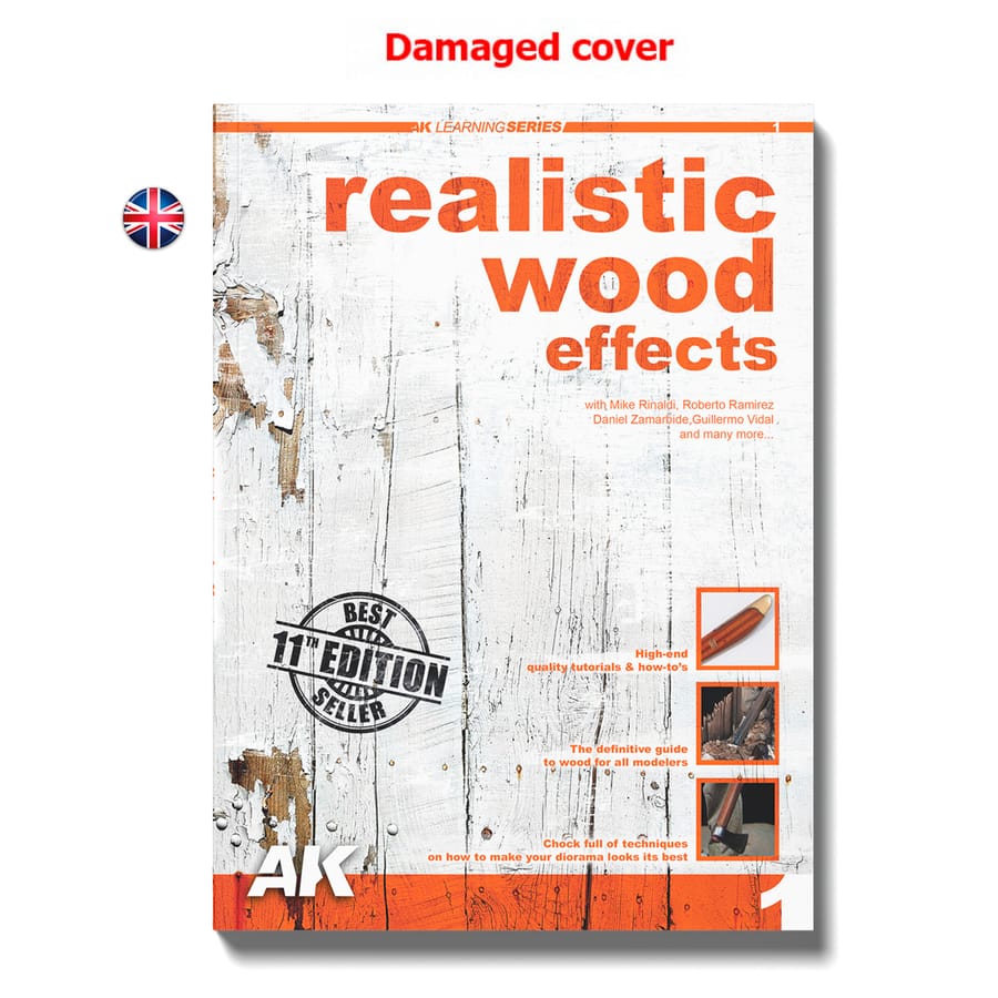 WarForge - AK LEARNING 01: REALISTIC WOOD EFFECTS (Damaged cover) - Warhammer