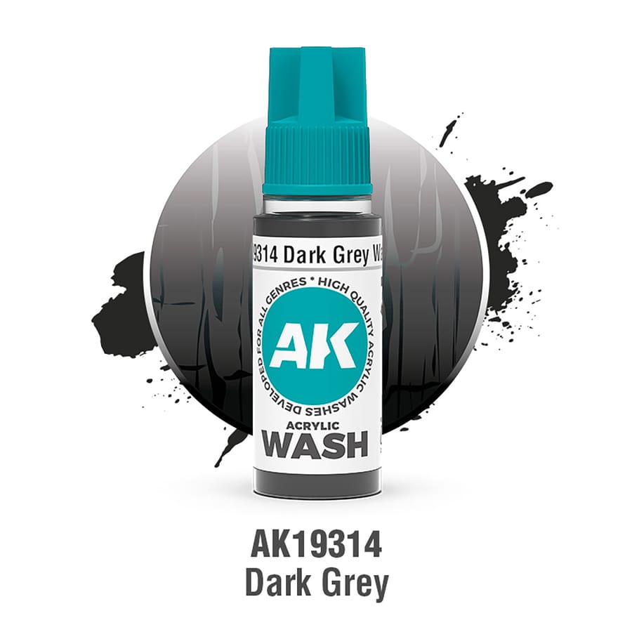 WarForge - DARK GREY – ACRYLIC WASH - Warhammer