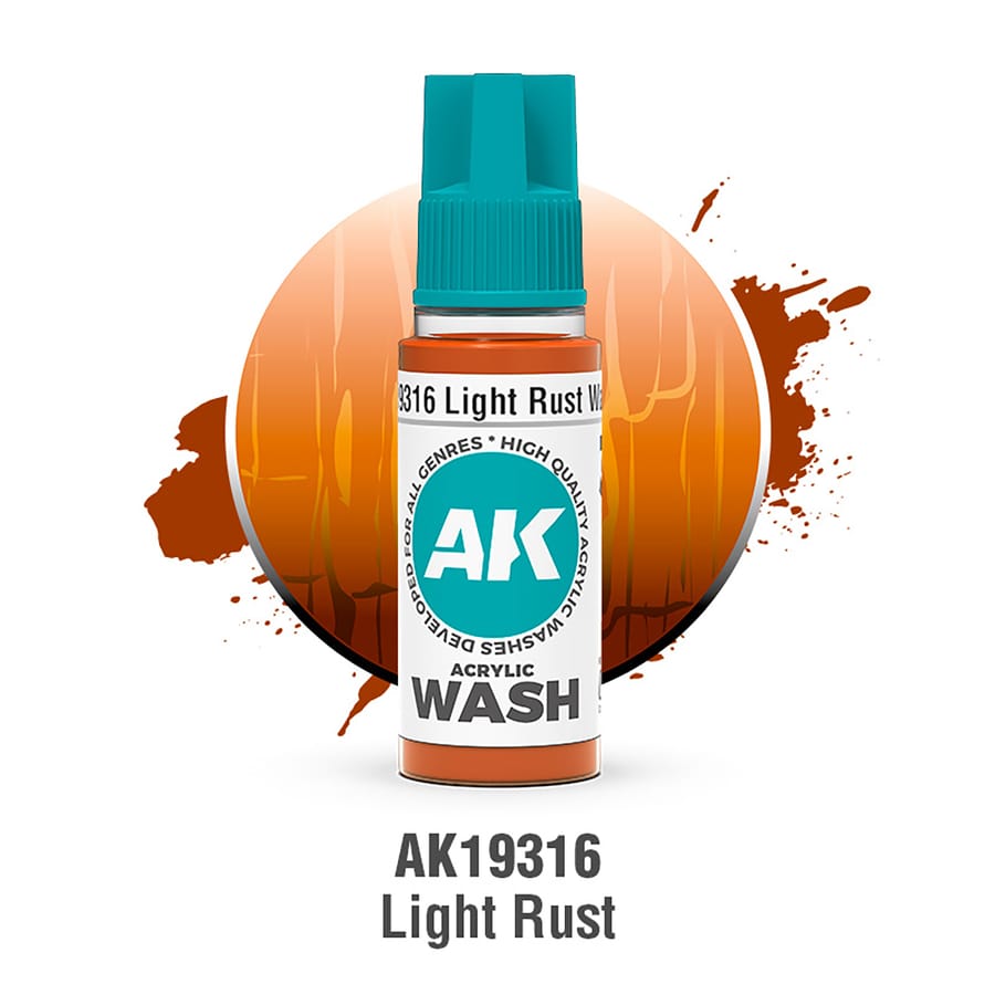 WarForge - LIGHT RUST – ACRYLIC WASH - Warhammer