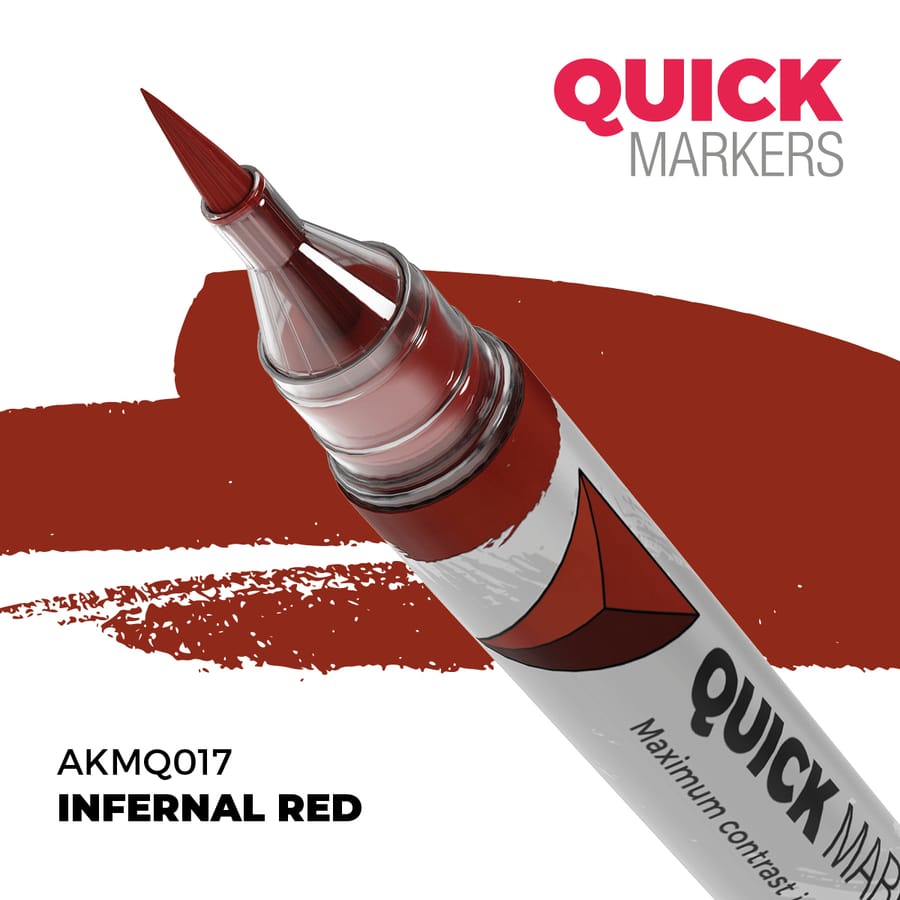 WarForge - INFERNAL RED – QUICK MARKER - Warhammer