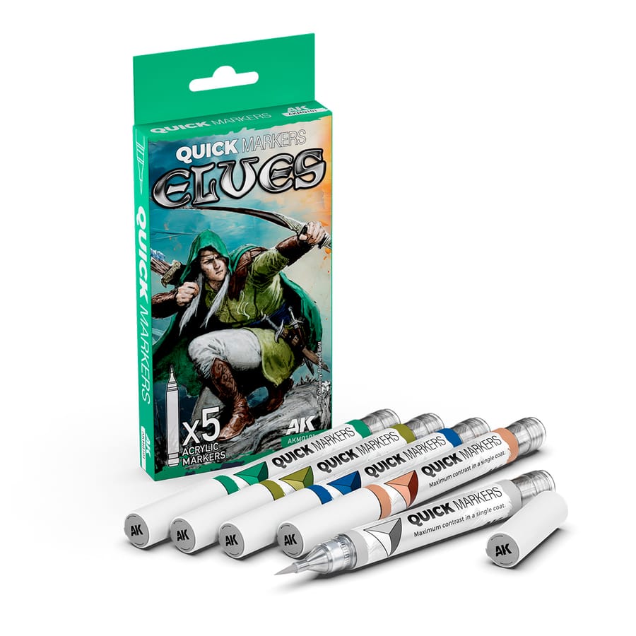 WarForge - ELVES – QUICK MARKER SET - Warhammer