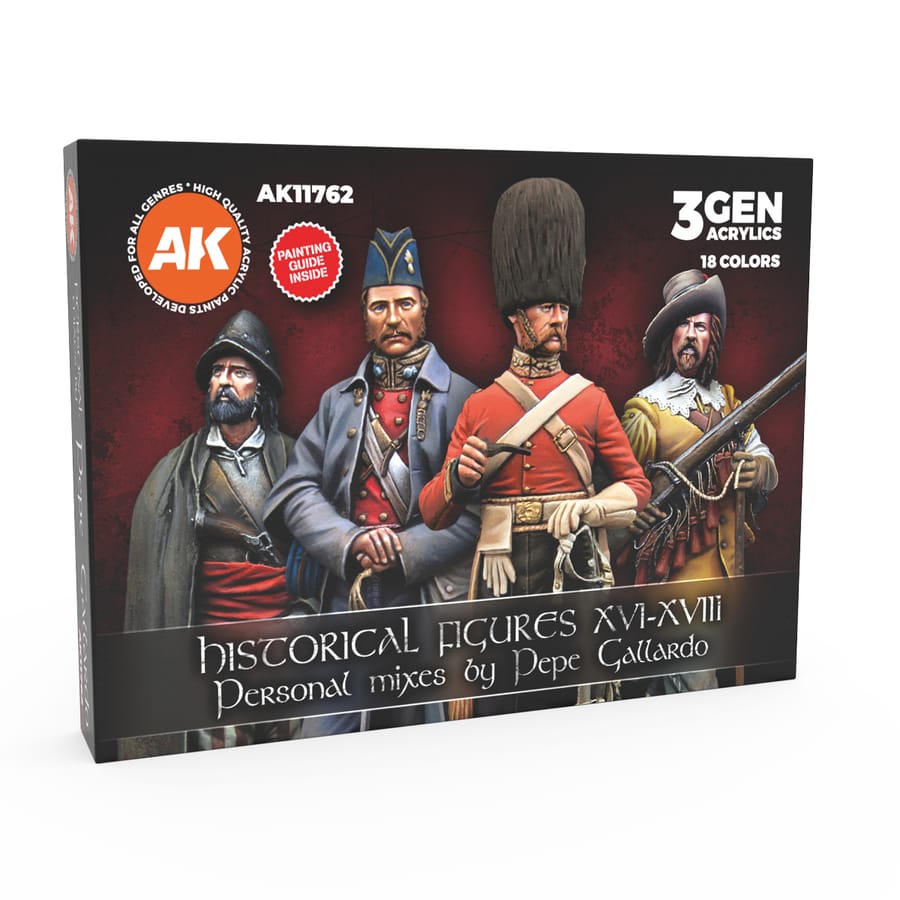 WarForge - SIGNATURE SET – HISTORICAL FIGURES S. XVI-XVIII BY PEPE GALLARDO - Warhammer