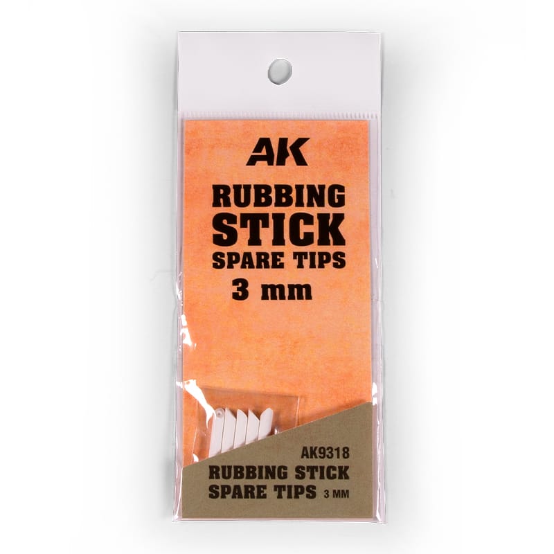 WarForge - RUBBING STICK SPARE TIPS 3MM - Warhammer