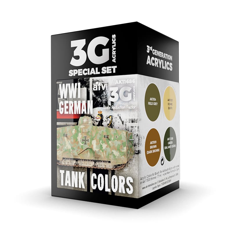 WarForge - WWI GERMAN TANK COLORS - Warhammer