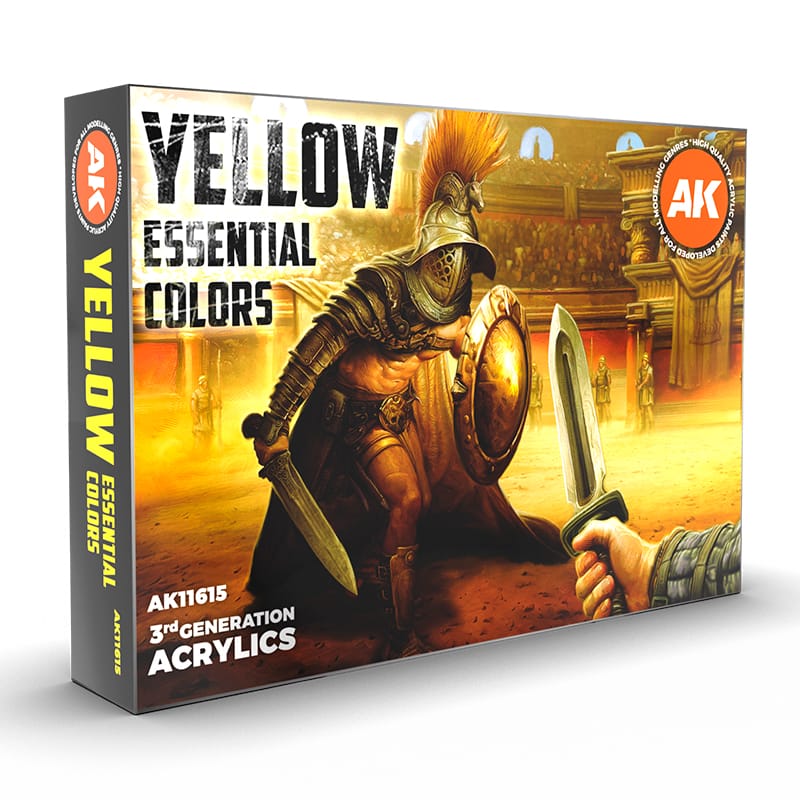 WarForge - YELLOW ESSENTIAL COLORS 3GEN SET - Warhammer