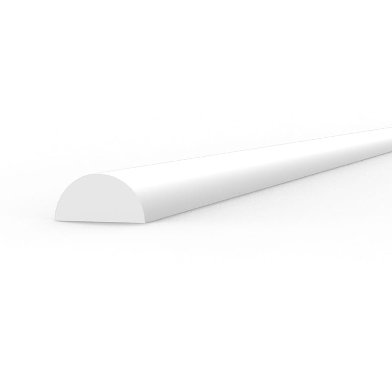 WarForge - Half cane 2.00 x 350mm – STYRENE HALF CANE – (4 units) - Warhammer