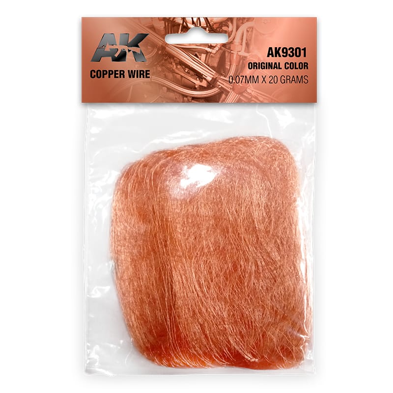 WarForge - COPPER WIRE 0.07MM ø X 20 GRAMS. ORIGINAL COLOR - Warhammer