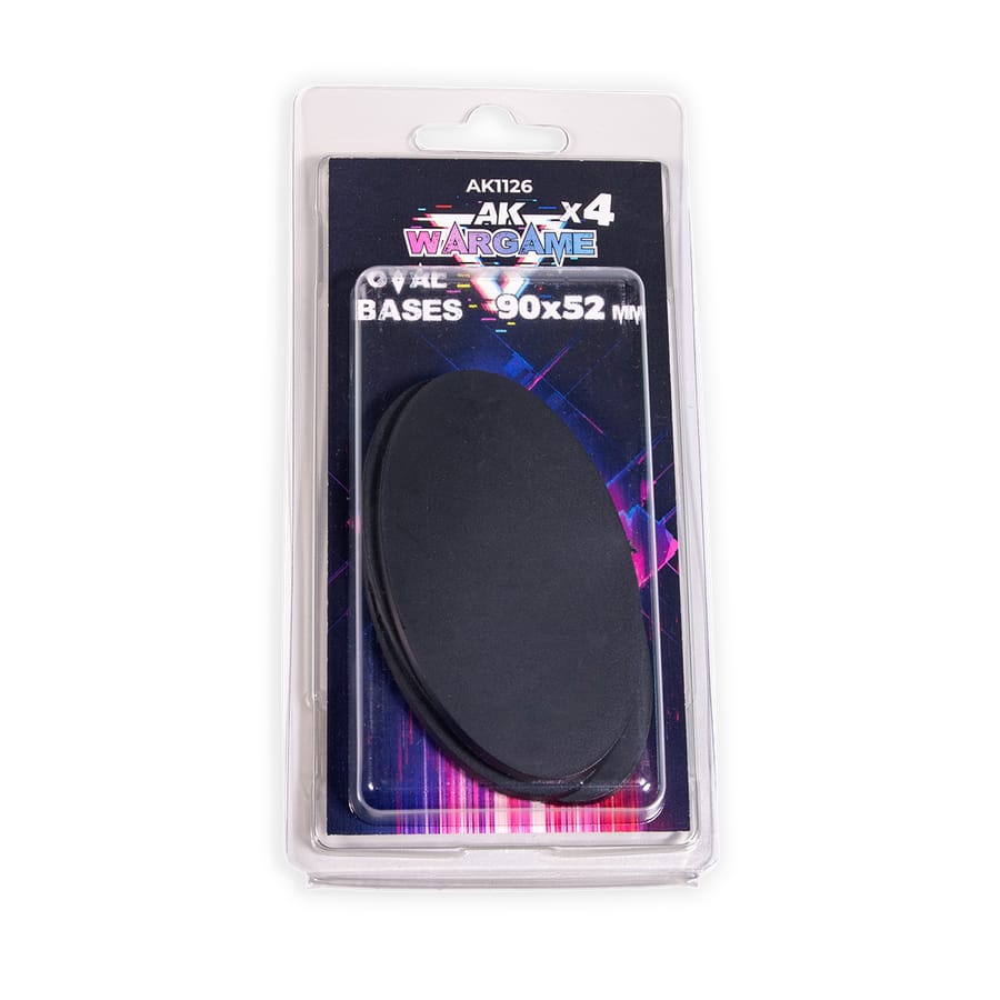 WarForge - OVAL BASES 90X52MM X 4 UNITS - Warhammer