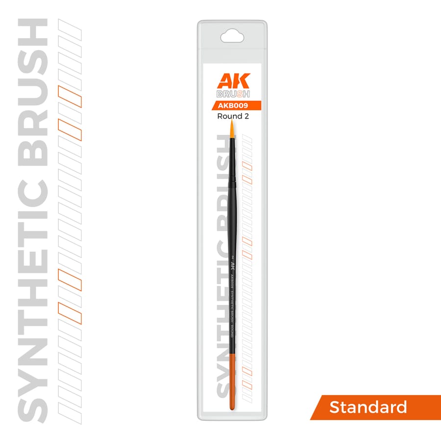 WarForge - AK SYNTHETIC BRUSH – ROUND 2 - Warhammer